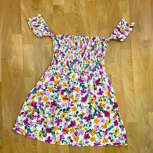 PINK Victoria’s Secret Summer Floral Off Shoulder Mini Dress XL